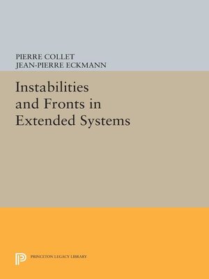 cover image of Instabilities and Fronts in Extended Systems